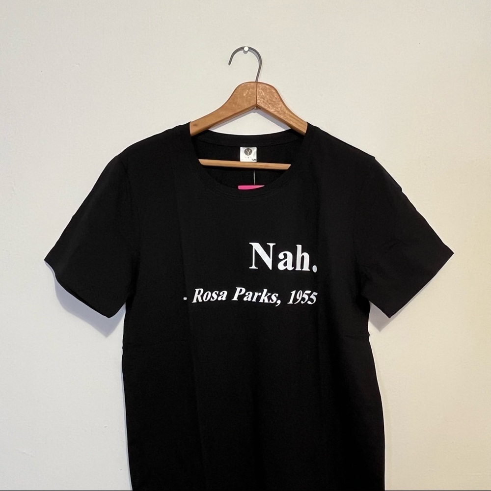 NWT Rosa Parks Nah Short Sleeve T Shirt Womens Size Medium - Picture 6 of 8